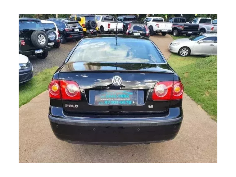 Volkswagen Polo Sedan Preto 6