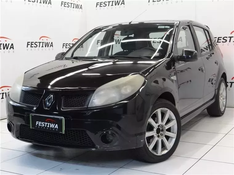 Renault Sandero Preto 1