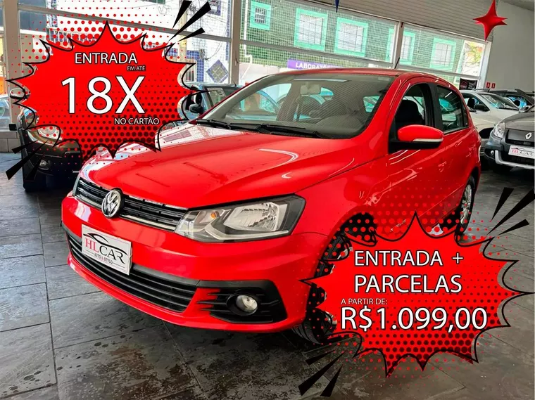 Volkswagen Gol Vermelho 14