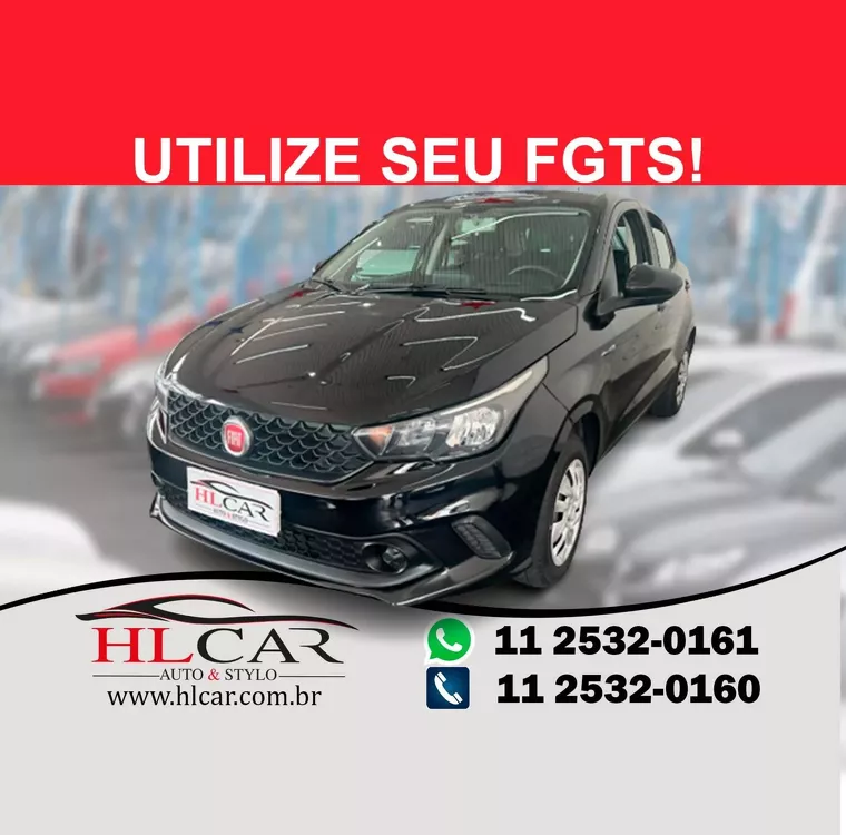 Fiat Argo Preto 7