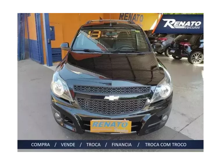 Chevrolet Montana Preto 1