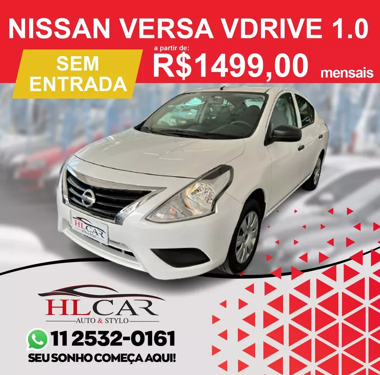 Nissan Versa Branco 1