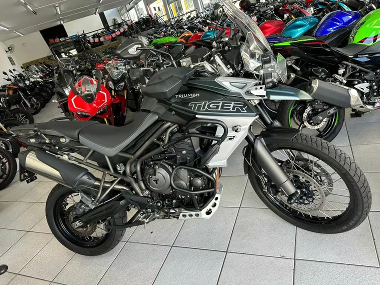 Triumph Tiger 800 Verde 10