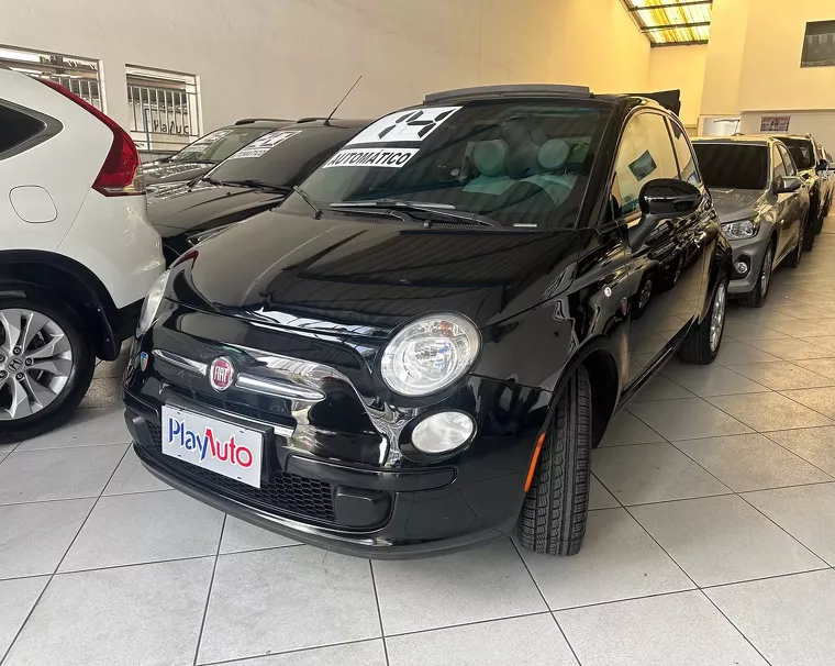 Fiat 500 Preto 7