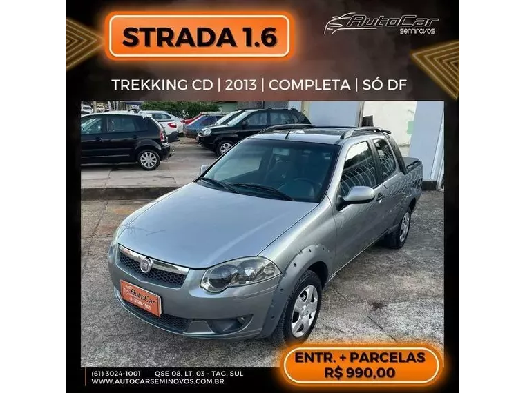 Fiat Strada Cinza 12