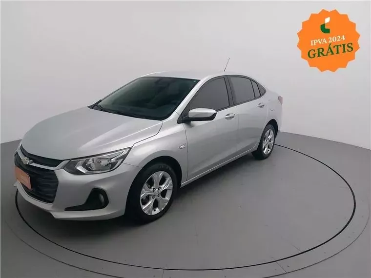 Chevrolet Onix Prata 8