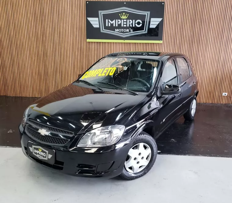 Chevrolet Celta Preto 3