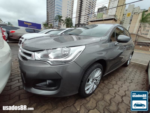 CITROËN C4 LOUNGE 1.6 TENDANCE TURBO Cinza 2017