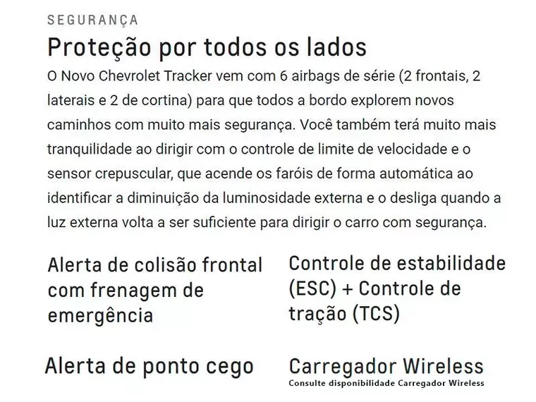 Chevrolet Tracker Preto 8