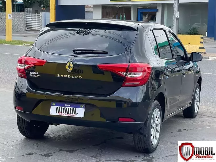 Renault Sandero Preto 3