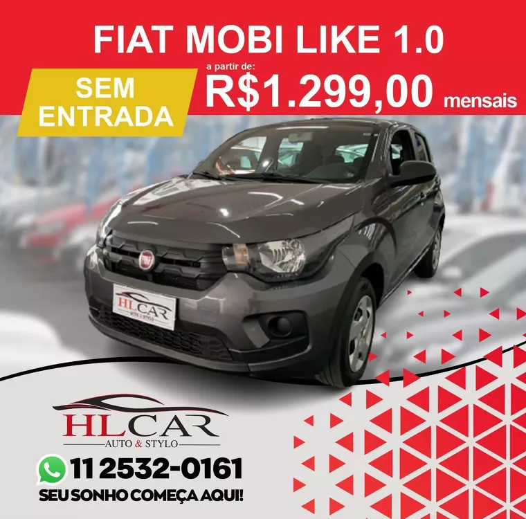 Fiat Mobi Cinza 9