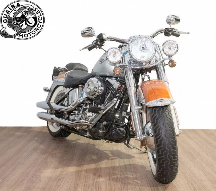 Harley-Davidson Softail Laranja 3