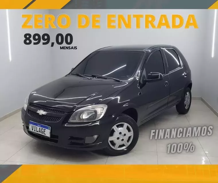 Chevrolet Celta Preto 1