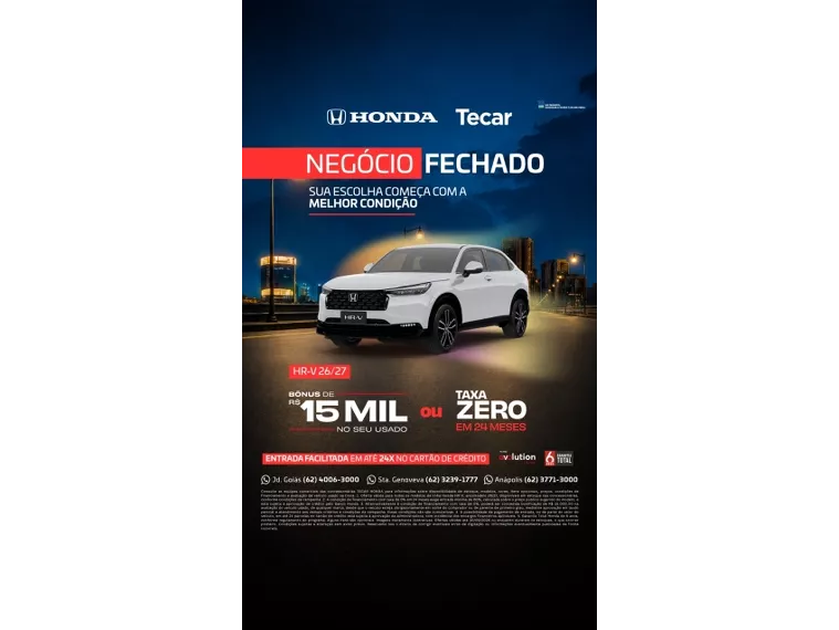 Honda Hr-V 1.5 DI I-VTEC FLEX EX CVT 2027