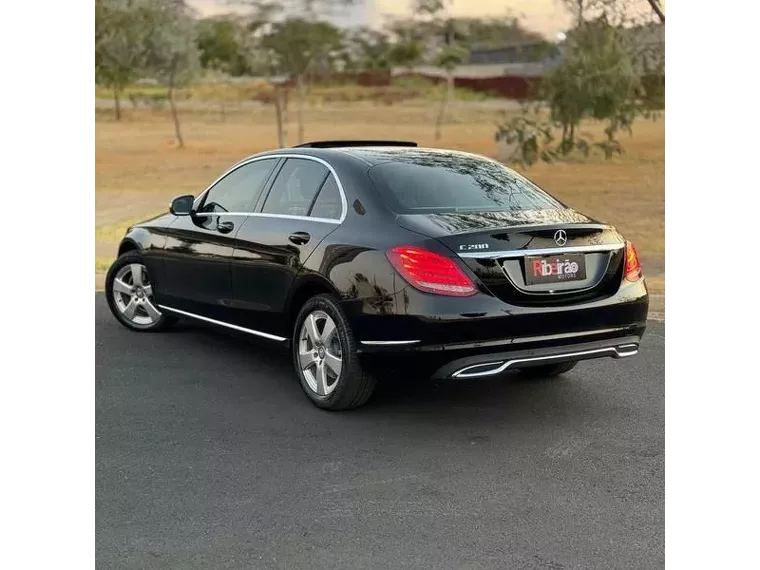 Mercedes-benz C 200 Preto 6