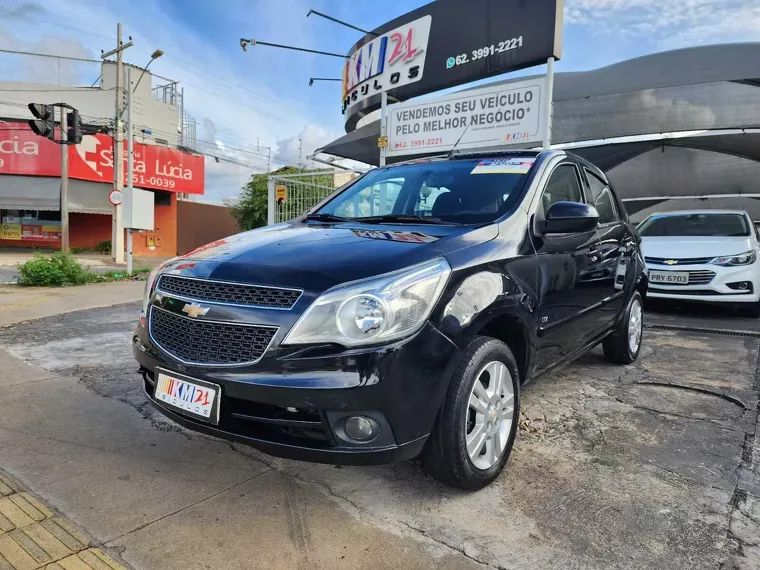 Chevrolet Agile Preto 12