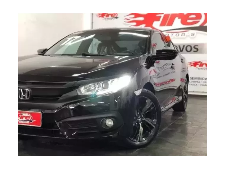 Honda Civic Preto 1