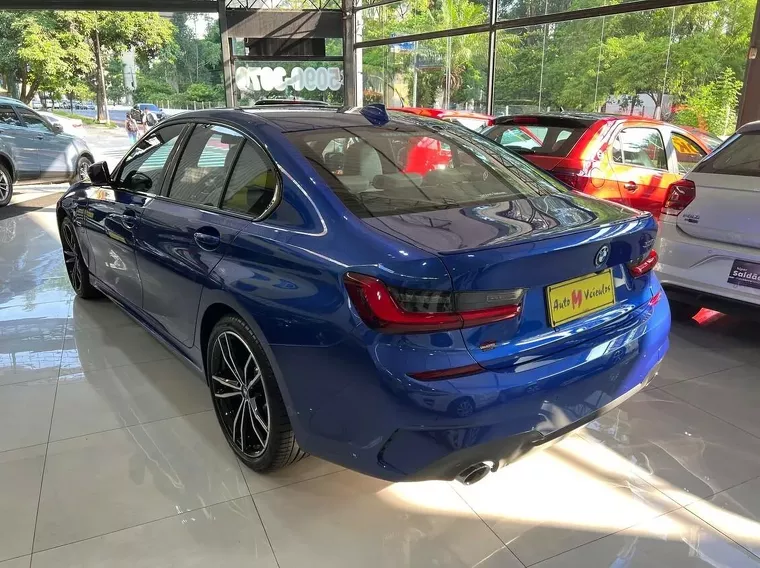 BMW 330e Azul 7