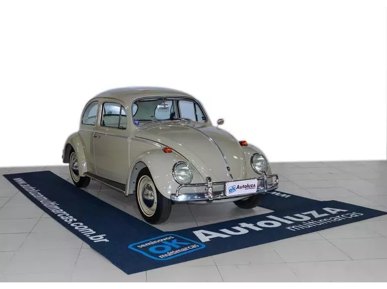 Volkswagen Fusca Cinza 2