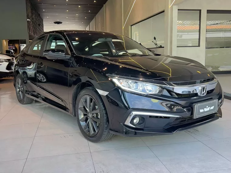 Honda Civic Preto 10