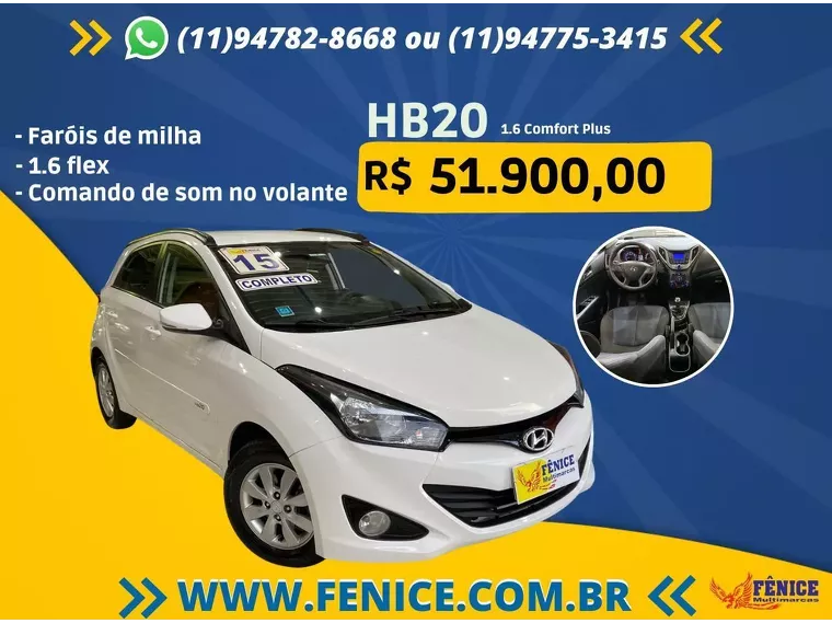 Hyundai HB20 Branco 14