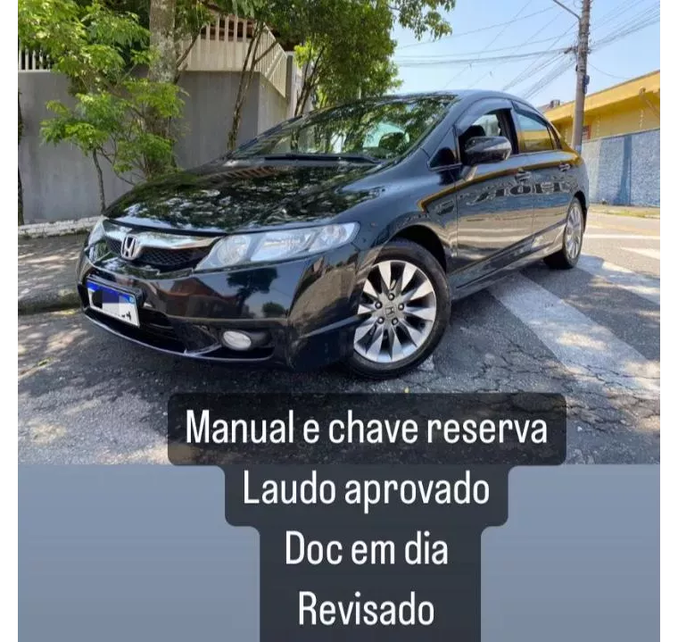 Honda Civic Preto 1