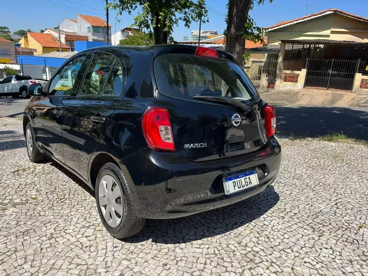 Nissan March Preto 4