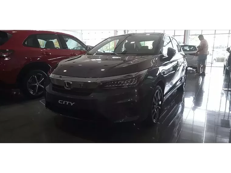 Honda City Cinza 9