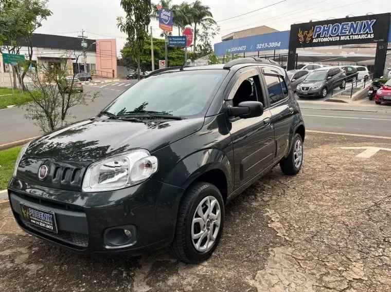 Fiat Uno Cinza 2