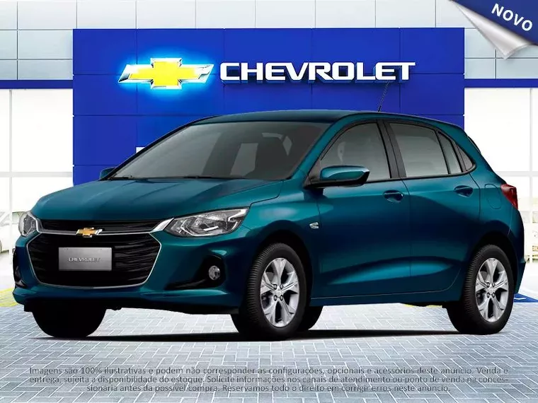 Chevrolet Onix Azul 4