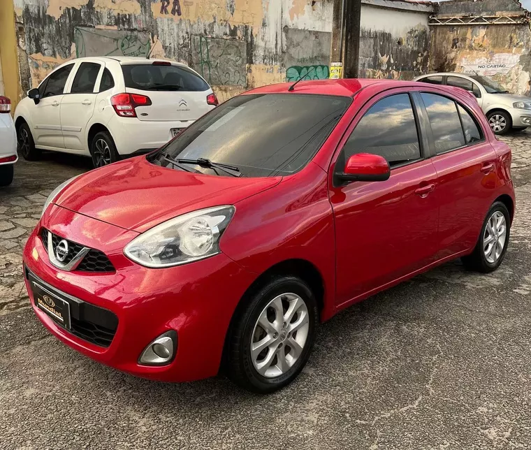 Nissan March Vermelho 5