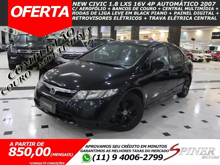 Honda Civic Preto 1