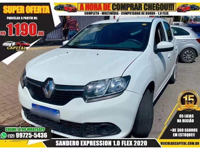 Renault Sandero Branco 1