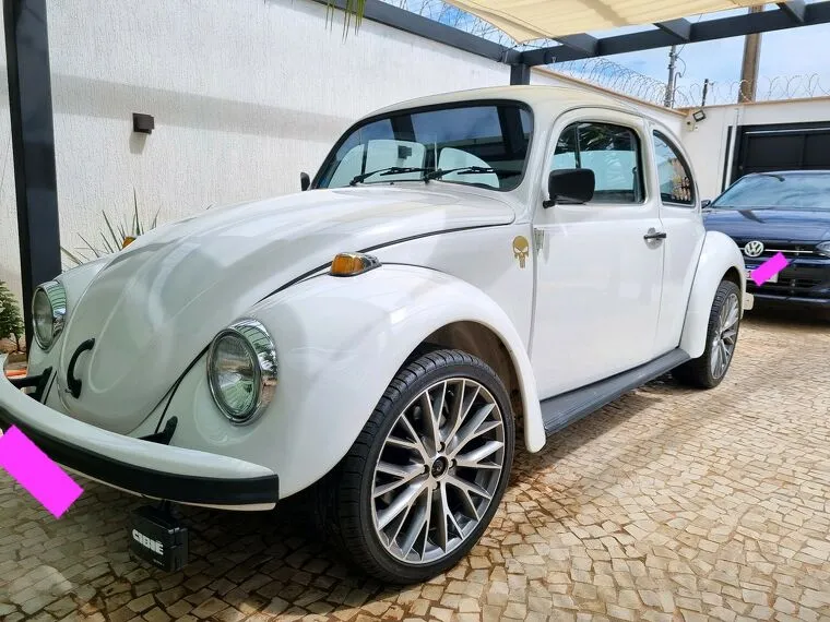 Volkswagen Fusca Branco 2