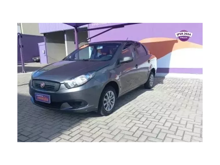 Fiat Grand Siena Cinza 4