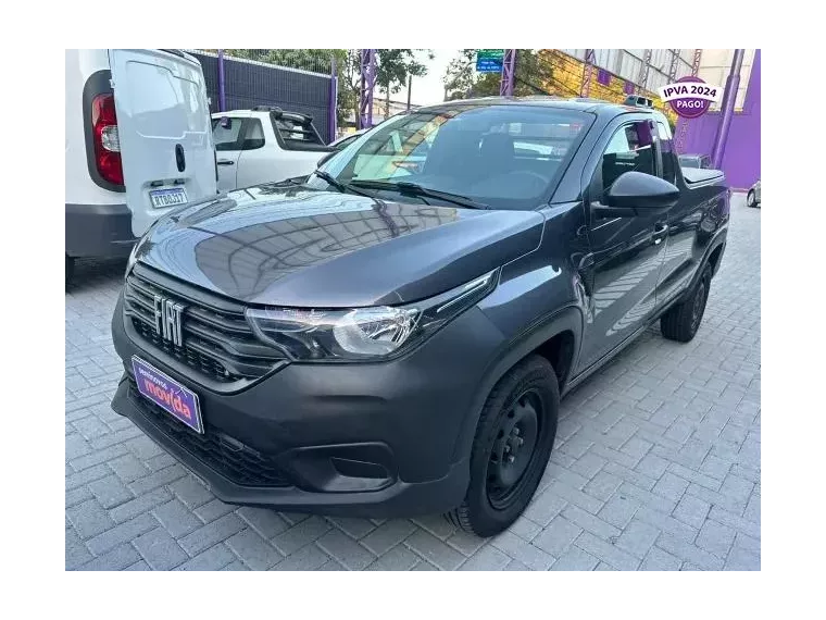 Fiat Strada Cinza 4