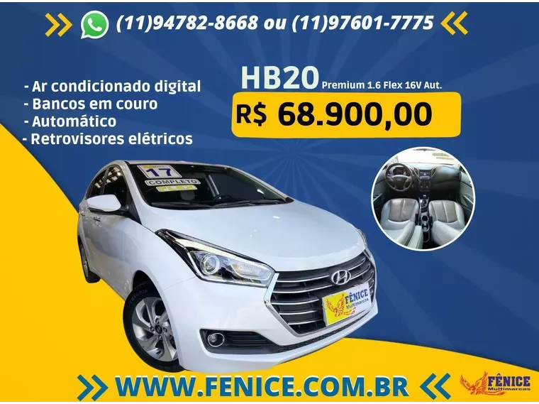 Hyundai HB20S Branco 8