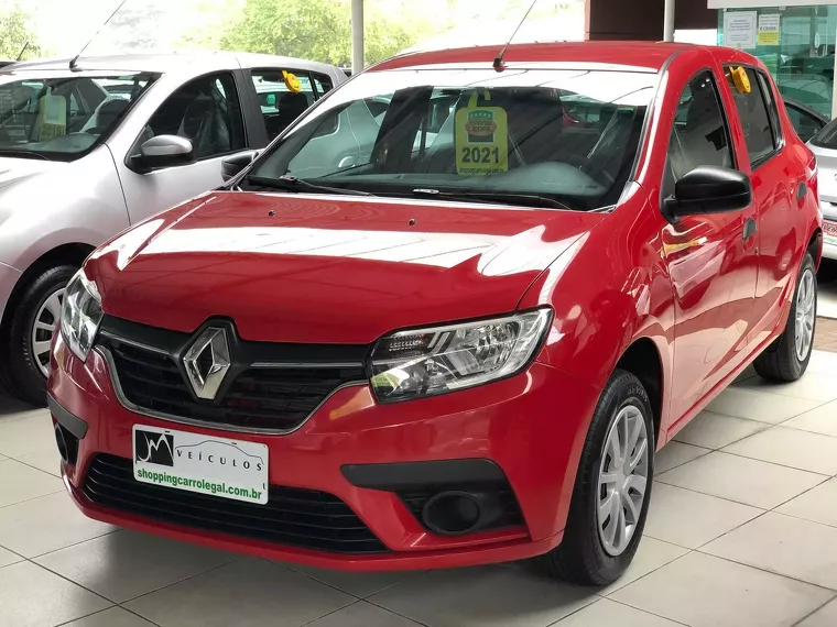 Renault Sandero Vermelho 4