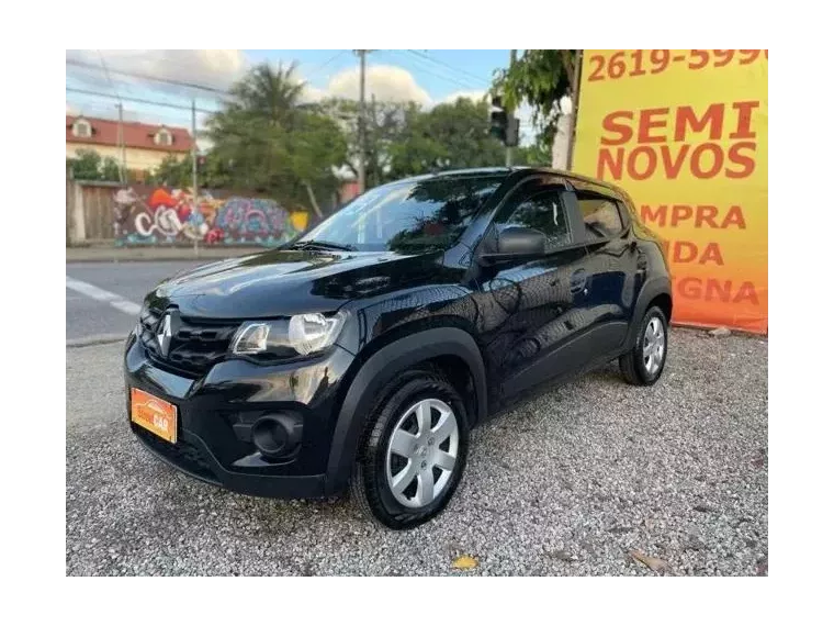 Renault Kwid Preto 4