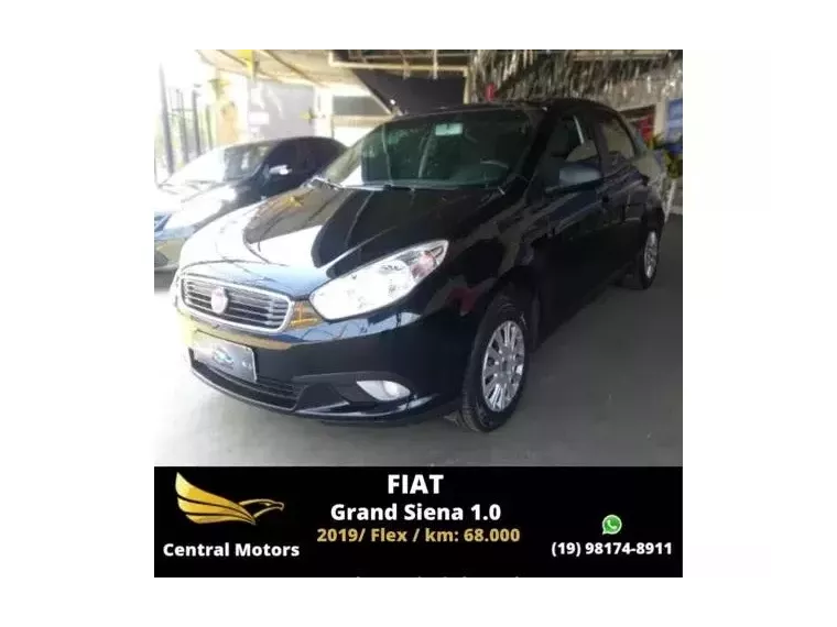 Fiat Grand Siena Preto 7