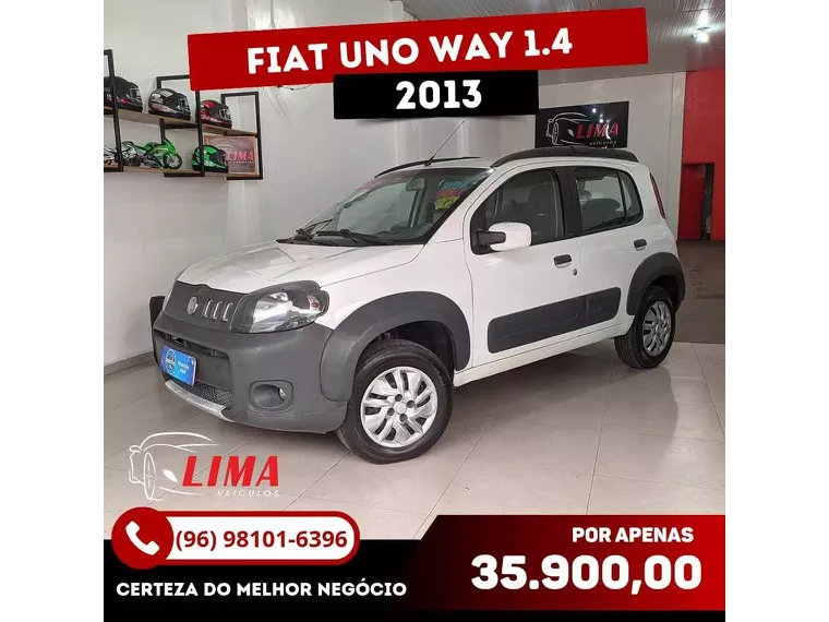 Fiat Uno Branco 10