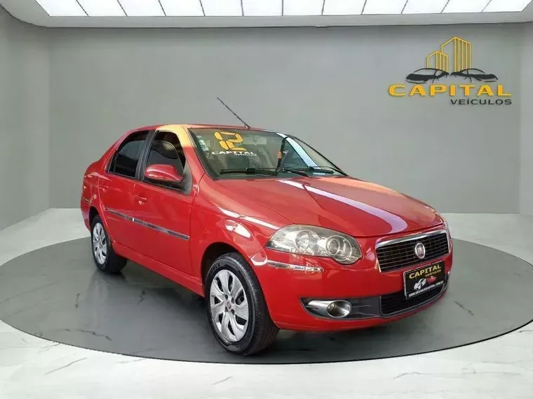 Fiat Grand Siena Vermelho 7