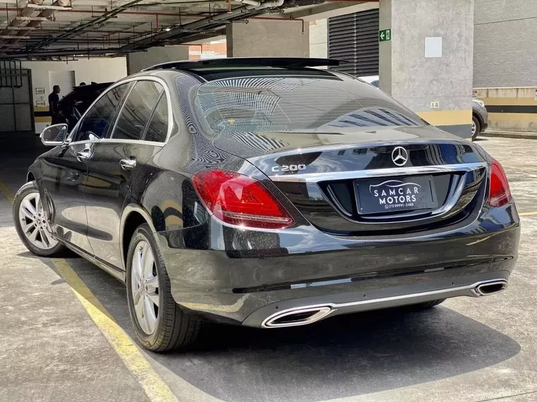 Mercedes-benz C 200 Preto 5