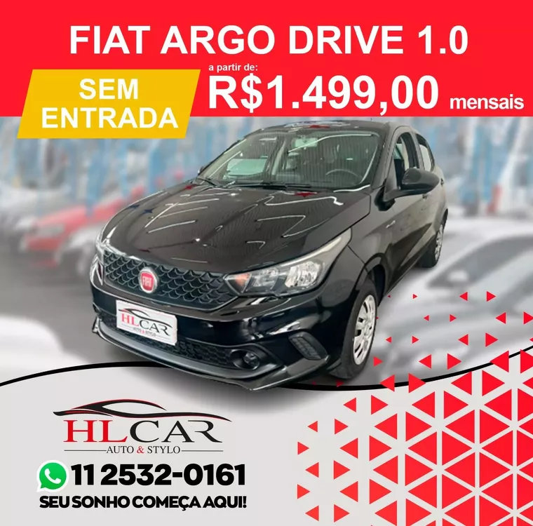 Fiat Argo Preto 6