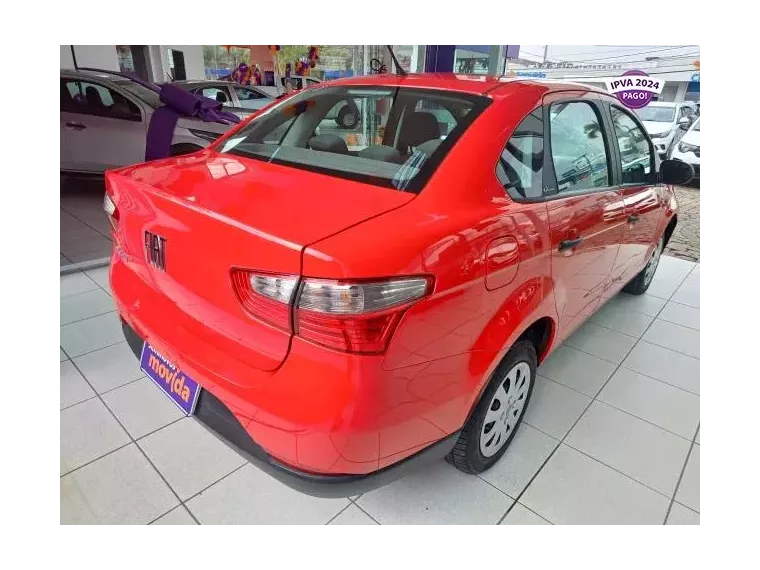 Fiat Grand Siena Vermelho 9