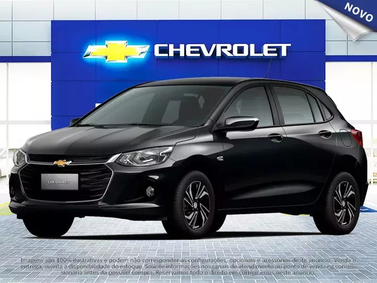 Chevrolet Onix Preto 1