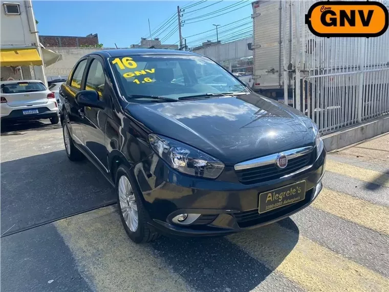 Fiat Grand Siena Preto 1