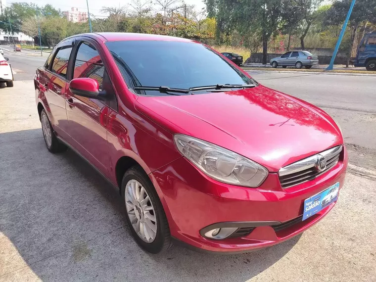 Fiat Grand Siena Vermelho 4