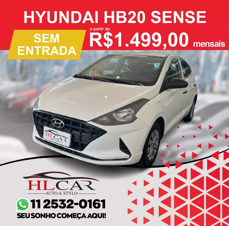Hyundai HB20 Branco 2