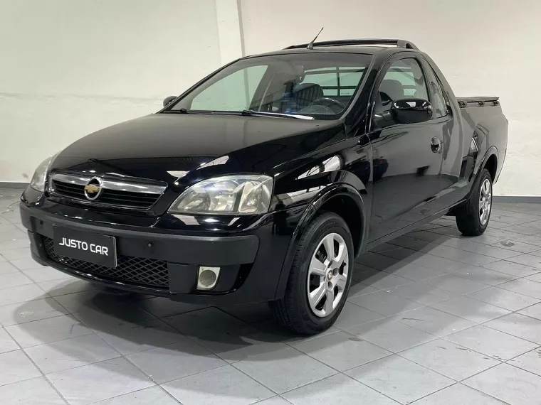 Chevrolet Montana Preto 8